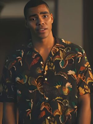 The White Lotus S3 Nicholas Duvernay Floral Shirt