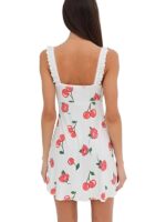 The Baldwins 2025 Hilaria Baldwin Cherry & Rose Print Dress
