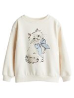 The Bold And The Beautiful Kelly Spencer Cat Print Sweatshirt