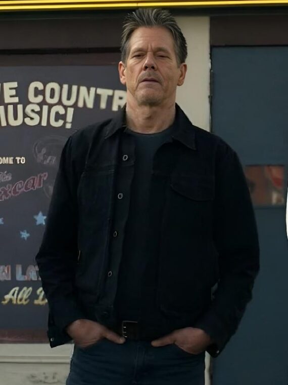 The Bondsman Kevin Bacon Black Denim Jacket