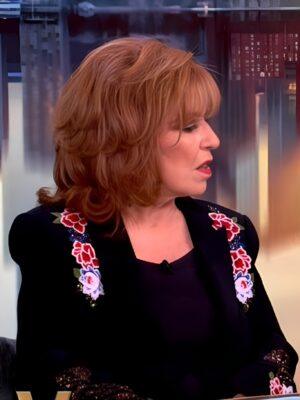 The View 2025 Joy Behar Tiger Floral Embellished Blazer