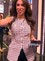 The View Show Alyssa Farah Griffin Check Vest