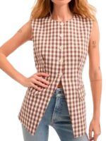 The View Show Alyssa Farah Griffin Check Vest