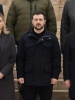 Volodymyr Zelensky Black Puffer Jacket