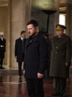 Volodymyr Zelensky Black Puffer Jacket