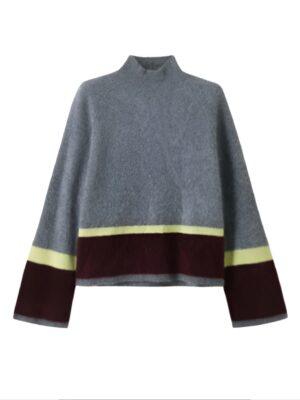 Will Trent S03 Iantha Richardson Striped Turtleneck Sweater