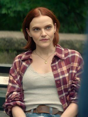 YOU Madeline Brewer Plaid Flannel Shirt