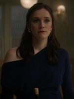 YOU S5 Charlotte Ritchie Blue Off-the-Shoulder Top