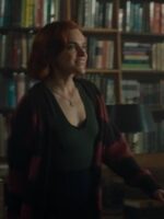 YOU S5 Madeline Brewer Striped Mohair Cardigan