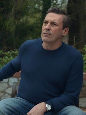 Your Friends and Neighbors Jon Hamm Blue Sweater
