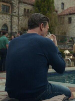 Your Friends and Neighbors Jon Hamm Blue Sweater for men and women