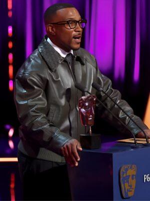 Ashley Walters 2025 BAFTA Awards Black Leather Jacket