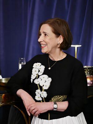 Kirsty Wark 2025 BAFTA Awards Floral Sweatshirt