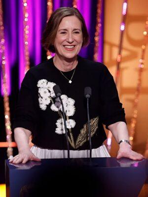 2025 BAFTA Awards Kirsty Wark Floral Sweatshirt