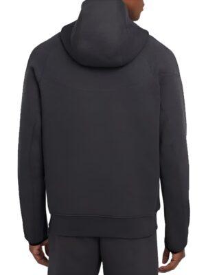 LFC Nike Mens 24_25 Tech Windrunner Fleece Full-Zip Dark Gray Hoodie Jacket