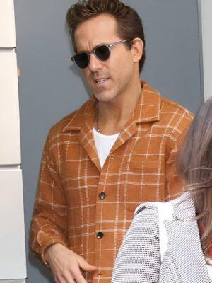 2025 TIME100 Summit Ryan Reynolds Plaid Jacket