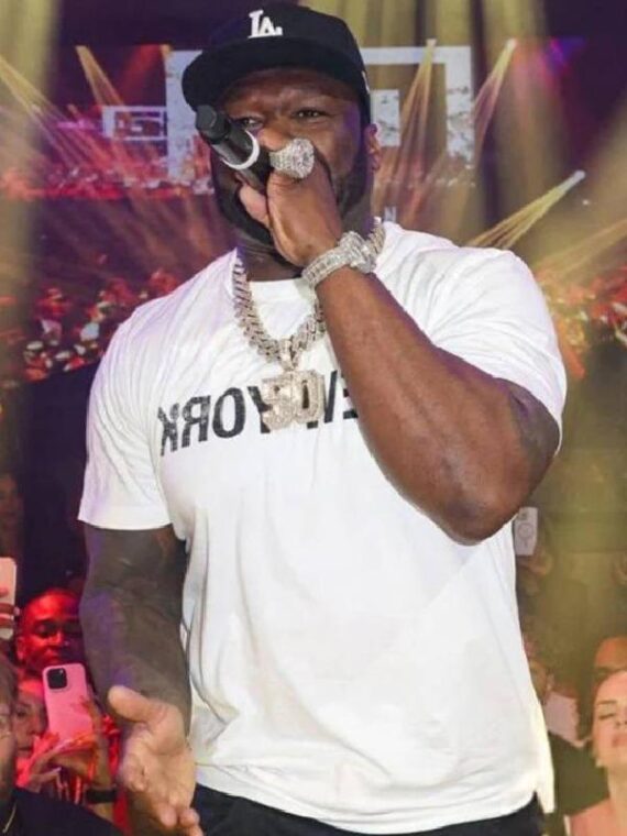 50 Cent Miami Race White T-Shirt