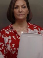 9-1-1 S8 Constance Marie Red Floral Blouse