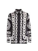 Access Daily 2025 Mike Sorrentino Silver Chain Print Shirt