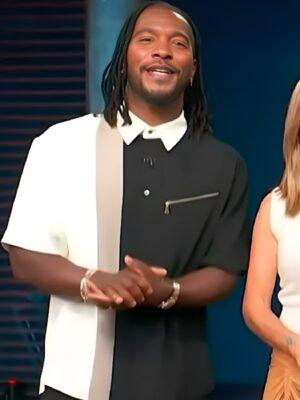Access Hollywood Scott Evans Colorblock Shirt