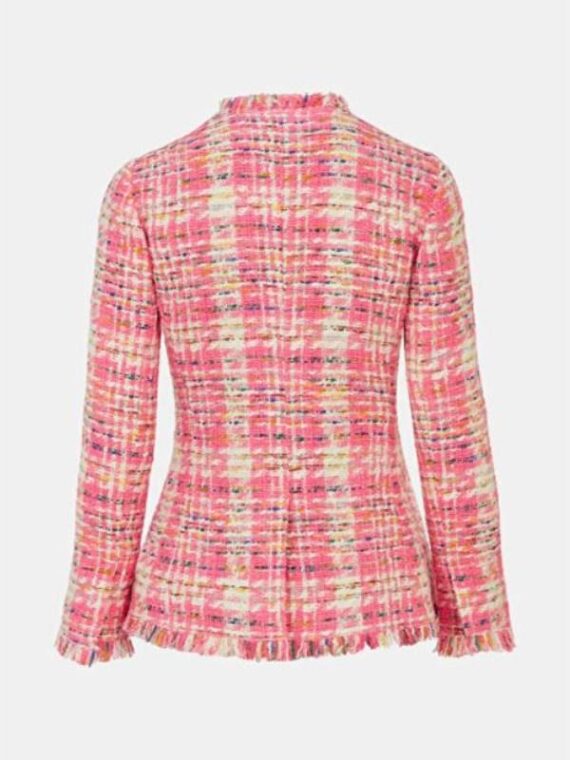 America’s Newsroom 2025 Dana Perino Pink Tweed Jacket