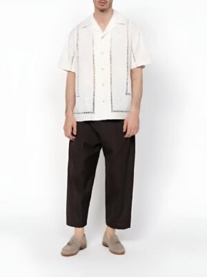 And Just Like That S3 Giuseppe Embroidered Camp Shirt - Unisex