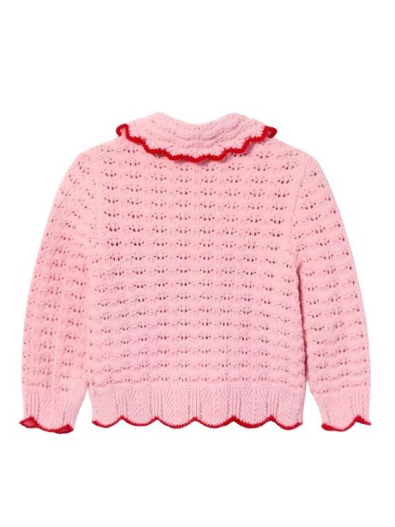 9-1-1 S8 Askyler Bell Pink Heart Detail Cardigan