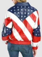 Beyonce Michael Hoban American Flag Jacket