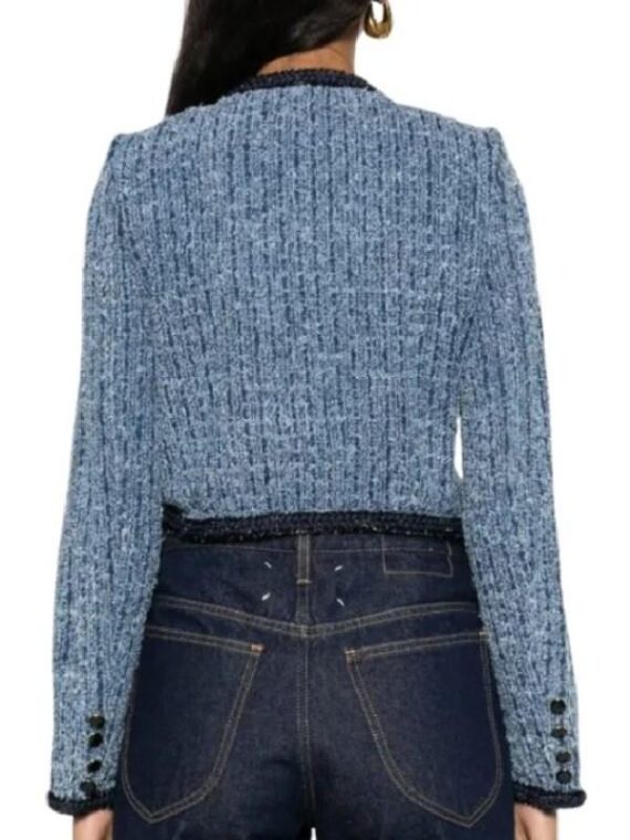 The Waterfront Danielle Campbell Denim Cropped Jacket
