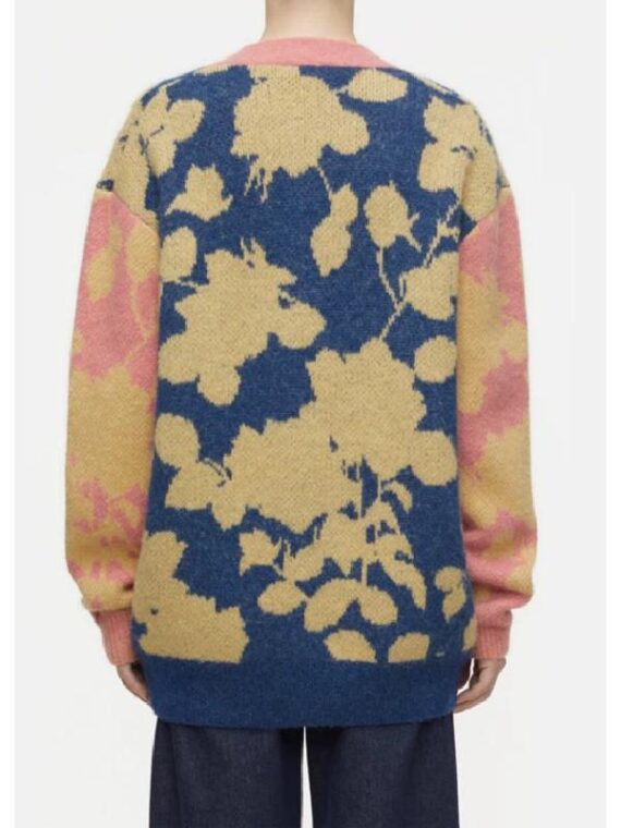 Happy Face S1 Tamera Tomakili Pink & Blue Floral Cardigan