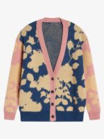 Happy Face S1 Tamera Tomakili Pink & Blue Floral Cardigan