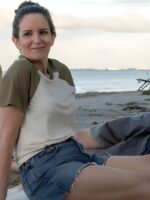 The Four Seasons Tina Fey Olive Green Raglan Sleeve T-Shirt