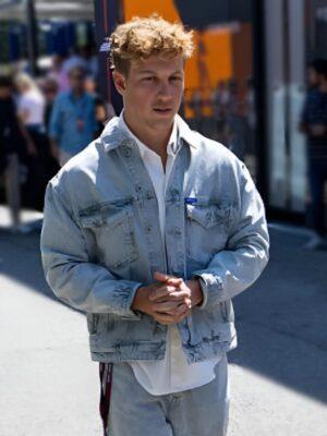 F1 Grand Prix of Emilia-Romagna Liam Lawson Denim Jacket