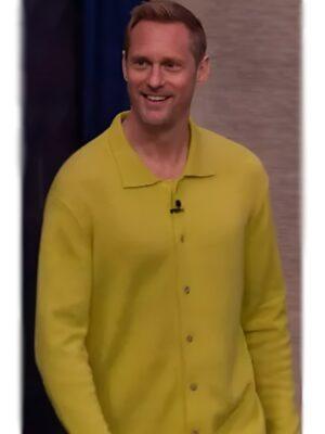 Live with Kelly and Mark Show Alexander Skarsgard Green Shirt