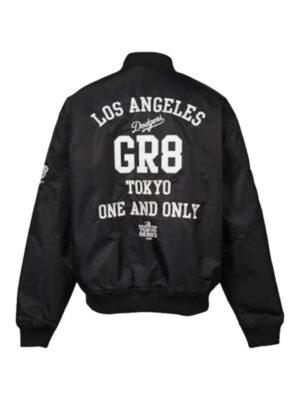 Los Angeles Dodgers x GR8 Varsity Black and Blue Jacket - Unisex