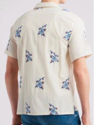Access Hollywood 2025 Scott Evans Floral Print Camp Shirt