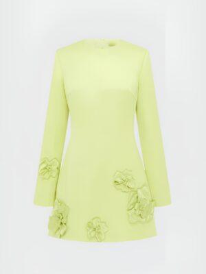 Masterchef AU S17 Sofia Klevin Green 3D Floral Dress