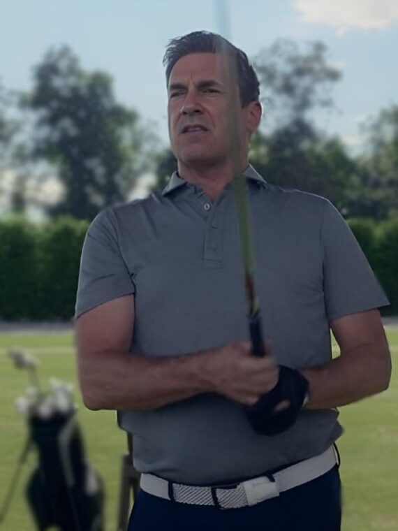 Your Friends and Neighbors Jon Hamm Gray Polo T-Shirt