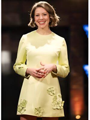 Masterchef AU S17 Sofia Klevin Green 3D Floral Dress