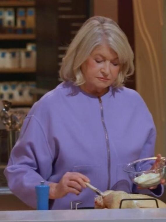Yes - Chef 2025 Martha Stewart Purple Jacket