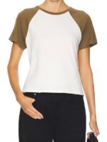 The Four Seasons Tina Fey Olive Green Raglan Sleeve T-Shirt