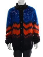 The View 2025 Omar Sy Blue Printed Cardigan