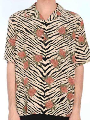 Adam Levine The Voice S27 Floral Zebra Shirt