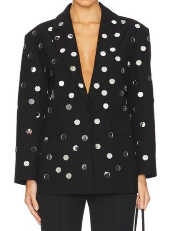 The Voice S27 Jadyn Cree Mirror Disc Embellished Blazer