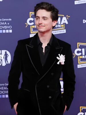 Timothée Chalamet 70th David Di Donatello Red Carpet Black Blazer