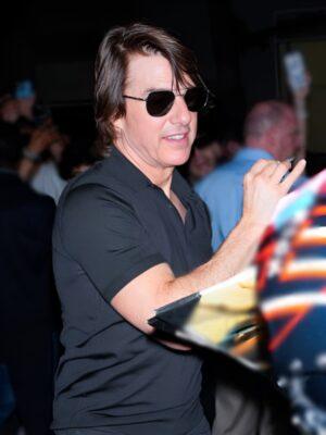Tom Cruise NYC Black Polo Shirt