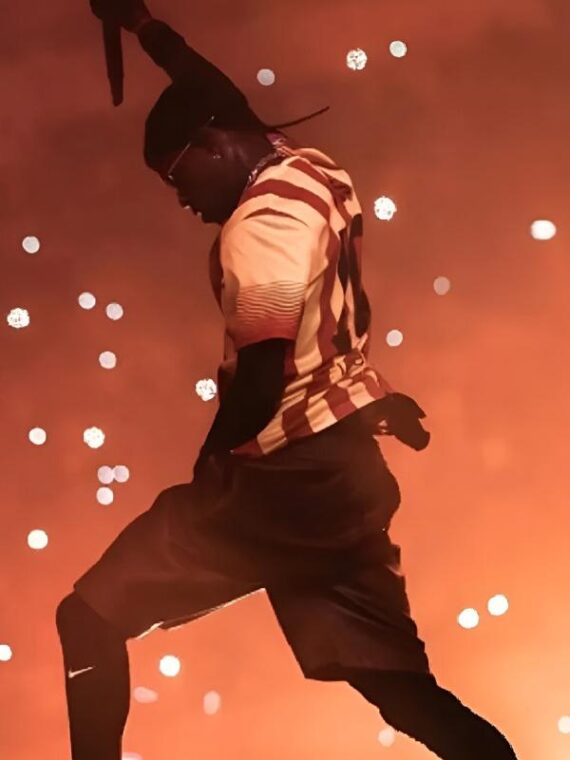 Travis Scott SHIT GOING DUMB Striped T-Shirt