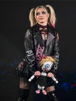 WWE SmackDown Alexa Bliss Black Leather Jacket