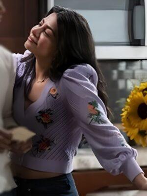 Emeraude Toubia With Love S2 Floral Cardigan