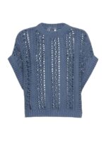 Yes, Chef 2025 Martha Stewart Blue Net Sweater